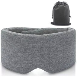 Eye Mask with Pouch Manufacturer - Custom Hot Sale Handmade Cotton Soft Eye Cover Blindfold Travel Sleep Mask