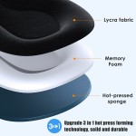 Sleep Eye Mask Supplier - Custom Hot Sale Spandex Contoured Cup Blindfold Travel Night Shift