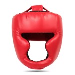 Boxing Helmet Manufacturer - Customized Logo Adjustable Adult Children PU Boxing Safety Equipment Head Guard