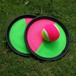 Beach Game Supplier - Wholesale Ball Catch Set Self-Stick Disc Paddles Beach Game Toy Sticky