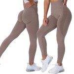 Yoga Leggings Supplier - Plus Size Seamless Womens Fat Butt Running Sportswear Workout Gym High Waist