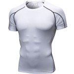 Sportswear Supplier - Men Gym Seamless Sportswear Apparel Clothing Running Compression Breathable T Shirts