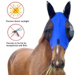 Fly Mask Manufacturer - Mesh Eyes and Ears Uv Protection Horse Fly Control Masks Breathable Mesh Fly Mask