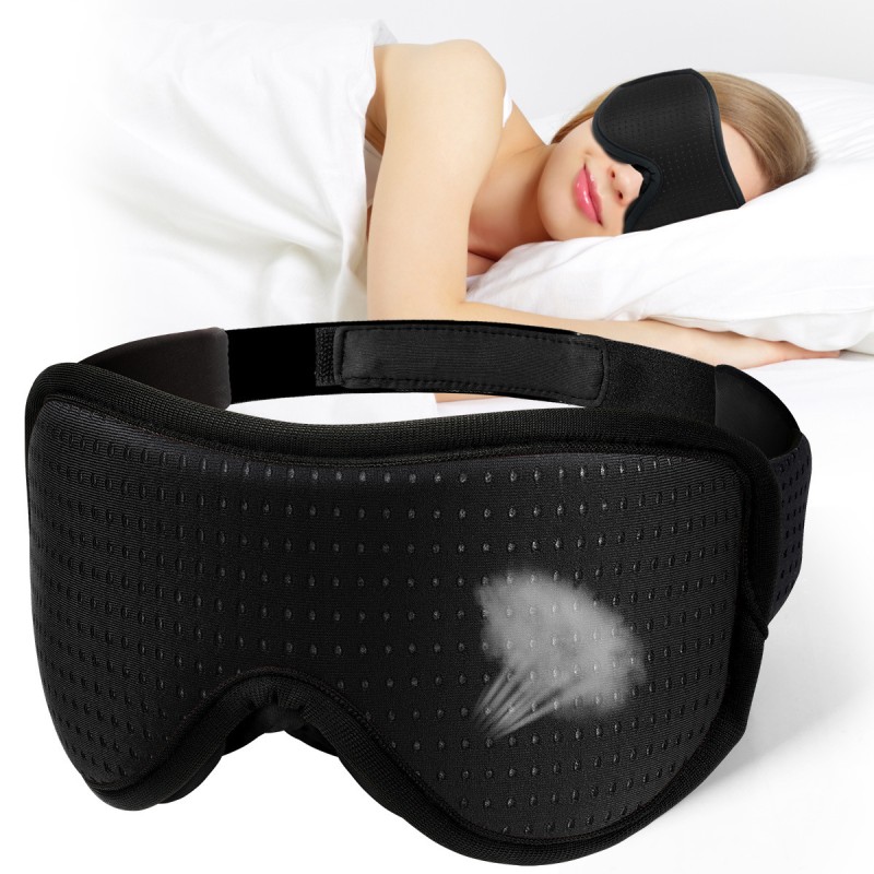 Eye Mask Manufacturer - Wholesale Eyelash Breathable Sports Cotton Hidden Nose Eyeshade 3D Sleeping