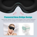 Sleep Eye Mask Supplier - Custom Hot Sale Spandex Contoured Cup Blindfold Travel Night Shift