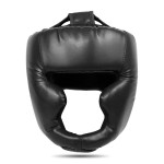 Boxing Helmet Manufacturer - Customized Logo Adjustable Adult Children PU Boxing Safety Equipment Head Guard