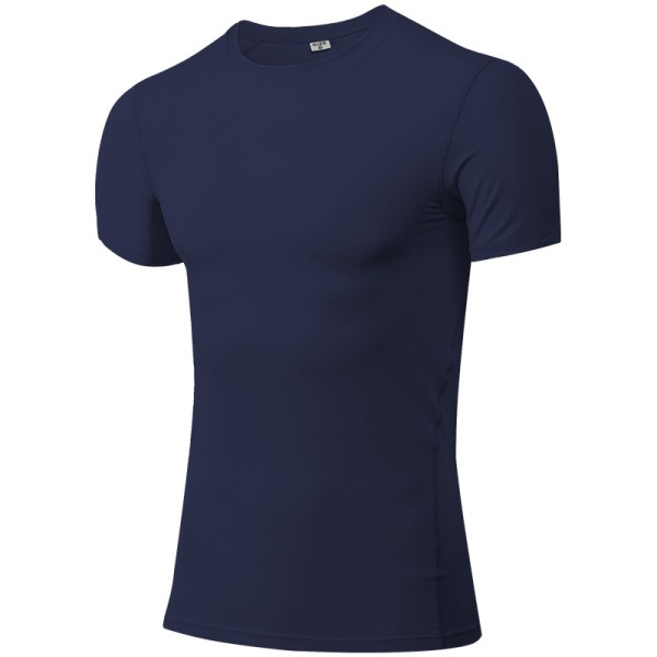 Compression T Shirts Manufacturer - Factory Direct Sale Running Active Wear Polyester Spandex Tight Athletic