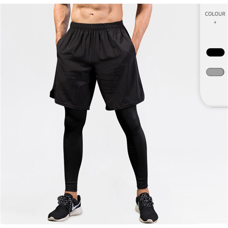 Gym Shorts Factory - Men New Style Quick-drying Gym Wear Clothes Sports Running Training Breathable Pocket