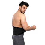 Waist Trimmer Supplier - Custom Hot Selling Adjustable Breathable Body Slimming Neoprene Lumbar Belt