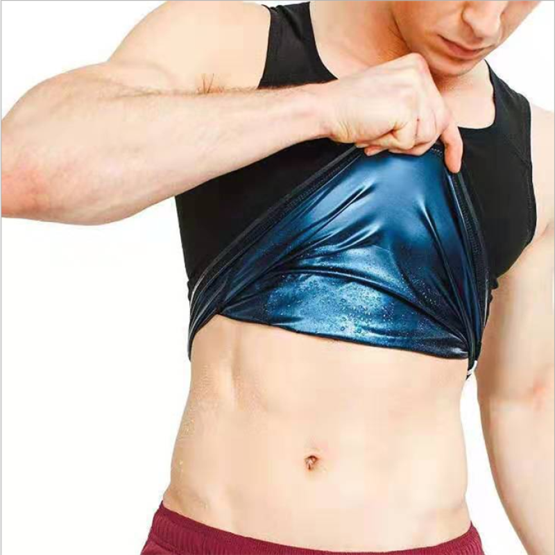Sauna Vest Supplier - Hot Selling Sweat Body Shaper Bodysuit Man Workout Tank Top Slimming Shaping Tops