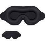 Sleep Eye Mask Supplier - Custom Hot Sale Spandex Contoured Cup Blindfold Travel Night Shift