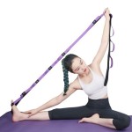 Yoga Belt Supplier - Long Resistance Band Wholesale Fitness Yoga Dance Stretching Belt Strength Training