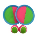 Beach Game Supplier - Wholesale Ball Catch Set Self-Stick Disc Paddles Beach Game Toy Sticky