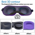 Sleep Mask Factory - 3d Sleep Eye Mask Sleepmask Sleeping Mask Blindfold 3D Contoured Silk