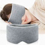 Sleep Eye Mask Supplier - Custom Hot Sale Handmade Cotton Soft Eye Cover Blindfold Travel Sleep
