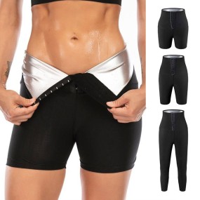 Body Shaper Supplier - Custom Women Body Shaper Tummy Biker Suit Sliming Shorts Long Pants Sweat