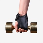 Hand Grip Manufacturer - Pull up Weight Lifting Hand Palm Straps With Wrist Wraps Genuine Leather
