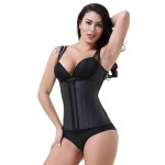 Waist Trainer Supplier - Steel Boned Waist Support Trainer Fitness Women Vest Faja Leather Latex Trimmer