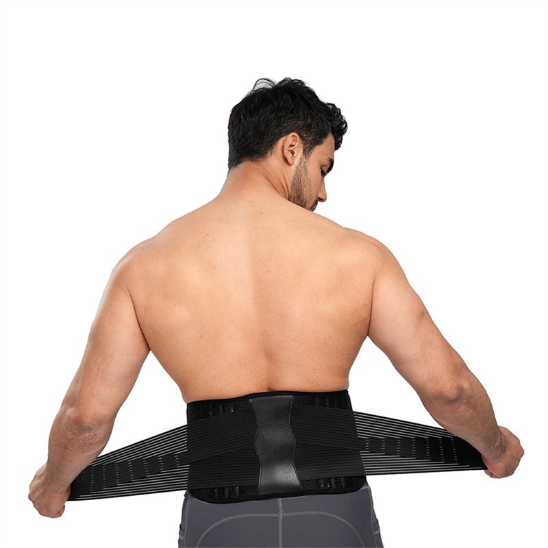 Waist Trimmer Supplier - Custom Hot Selling Adjustable Breathable Body Slimming Neoprene Lumbar Belt