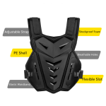 Chest Gear Supplier - High Quality PE Shell Breathable Safety Custom Chest Gear Motorbike Racing Suit Vest