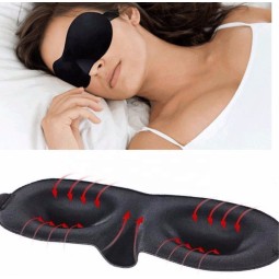Sleep Mask Supplier - Comfortable Luxury Fashion Memory Foam Sleep Covers 3D Bedtime Eye Sheet Mask