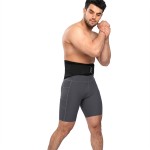 Waist Trimmer Supplier - Custom Hot Selling Adjustable Breathable Body Slimming Neoprene Lumbar Belt
