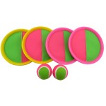 Beach Game Supplier - Wholesale Ball Catch Set Self-Stick Disc Paddles Beach Game Toy Sticky