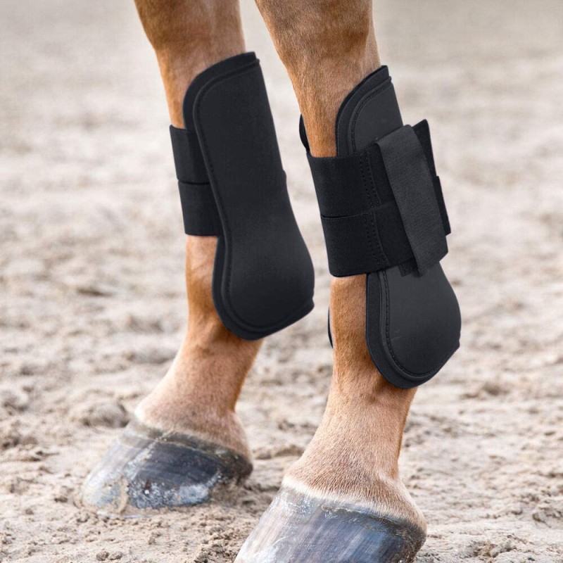 Horse Boots Supplier - Sports Front Leg Protector Lightweight Protective Adjustable Jumping Schooling