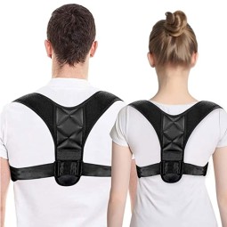 Back Brace Supplier - Adjustable Straight Sitting Shoulder Upper Back Brace Posture Corrector Belt