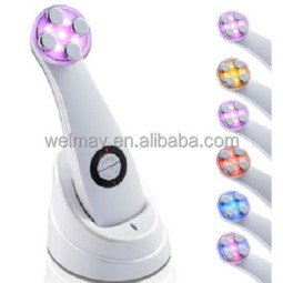 超声皮肤清洁仪供应商-新款白色代工不锈钢超声面部皮肤清洁仪身体