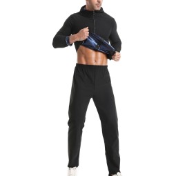 Sauna Jacket Manufacturer - Hot Sale Waterproof Slimming Weight Loss Body Shaping Fitness Running