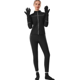 Women Sauna Suit Factory - Women Workout Weight Loss Sauna Suit Long Sleeve Shirt Gym Tops