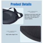 Sleeping Mask Factory - Kezhi Customized Light Weight Memory Foam Ice Silk Travel Blindfold