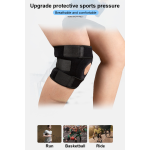 Knee Support Manufacturer - Sports Fitness Spring Knee Support Adjustable Non-slip Neoprene