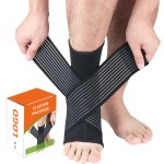 Ankle Support Sleeve Factory - Hot Selling Adjustable Breathable High Elastic Open Heel Compression