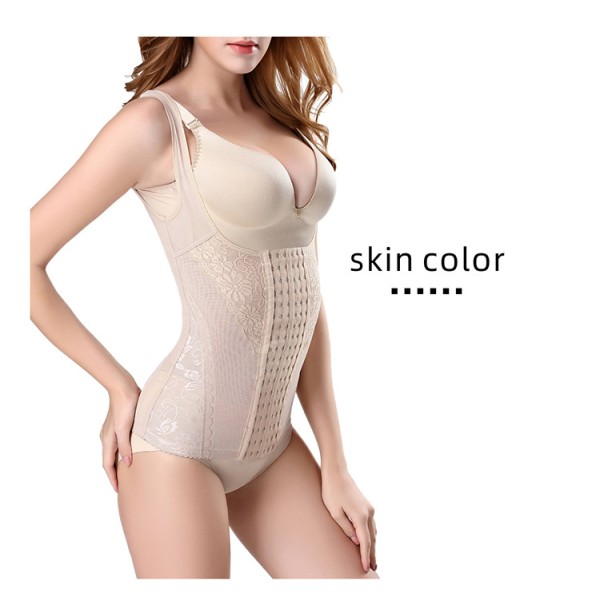 Tummy Control Panties Manufacturer - High Waist Six-row Button Tummy Control Panties Body Shaper