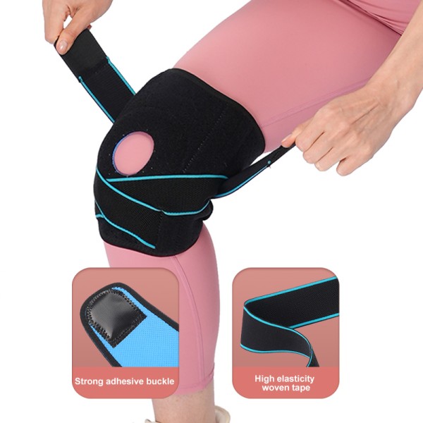 Knee Brace Manufacturer - Adjustable Compression Knee Patellar Tendon Support Brace Side Stabilizers