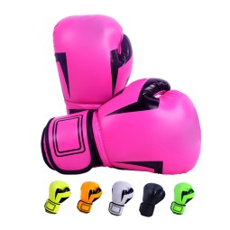 Training Gloves Manufacturer - Professional Sanda Type Exercise Breathable Anti-tearing PU Leather