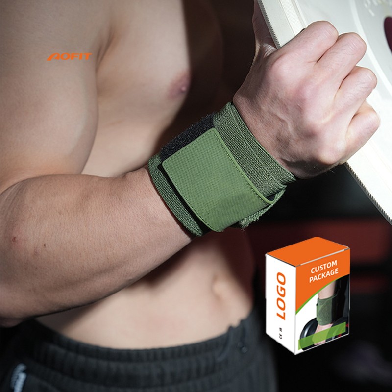 Wrist Wraps Supplier - Custom Made Fitness Weight Lifting Wrist Wraps Hand Adjustable Neoprene