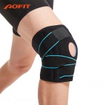 Knee Support Belt Factory - Hot Sale Adjustable Compression Knee Support Breathable Polyester Pain