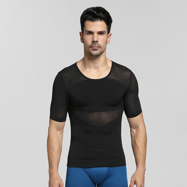 Compression Shirt Manufacturer - Factory Price Men's Compression Shirt Undershirt Slimming Tank Top