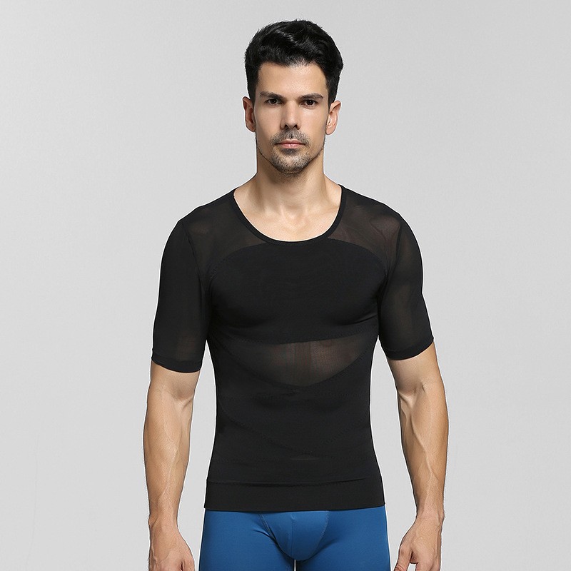 Compression Shirt Manufacturer - Factory Price Men's Compression Shirt Undershirt Slimming Tank Top