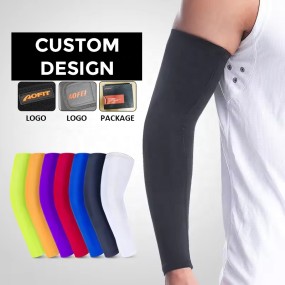 Compression Arm Sleeves Factory - OEM Custom Cooling Sports Compression Baseball Basketball UV