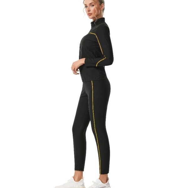Sauna Suit Supplier - Wholesale Weight Loss Moisturize Sauna Suit with Standing Collar Long Sleeves