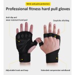 Weight Lifting Gloves Factory - Hot Sale Durable Unisex Full Palm Half Finger Silicon Padding