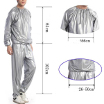 Sauna Suits Supplier - Fitness Weight Loss Exercise Sweat Sauna Suits Anti-Rip PVC Perspiration