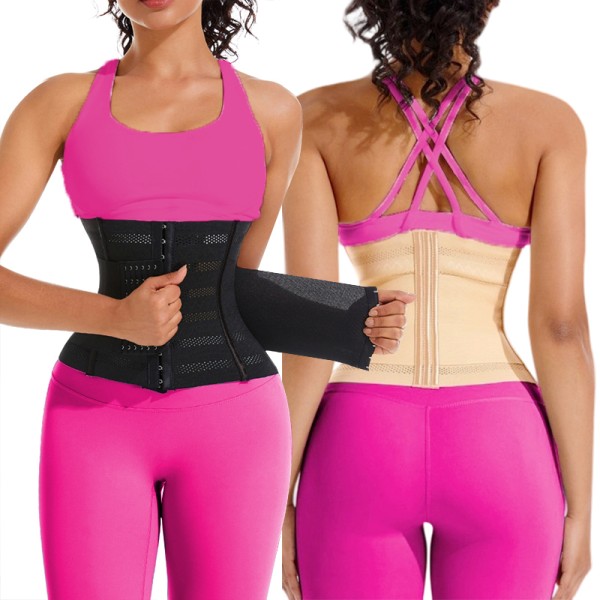 Waist Trimmer Factory - Adjustable Weight Loss Body Shapers Tummy Cinchers Control Hook Fajas