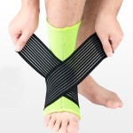 Ankle Support Factory - Sports Football Foot Sleeve Compression Ankle Brace Support With Straps