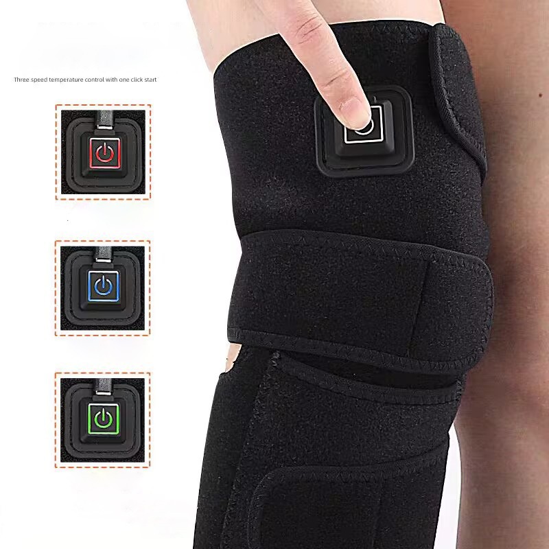 Knee Brace Factory - Hot Sale Adjustable Compression Portable Pain Relief Warmer Arthritis Therapy