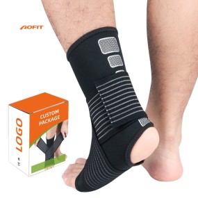 Ankle Support Sleeve Factory - Hot Selling Adjustable Breathable High Elastic Open Heel Compression